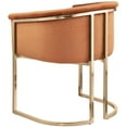 thumbnail image 6 of Meridian Furniture Tierra Cognac Velvet Dining Chair, 6 of 9