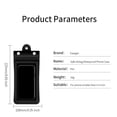 thumbnail image 2 of Essager Bolsa de soporte impermeable para teléfono móvil Bolsa de sellado subacuático para teléfono móvil Natación Navegación Navegación Bolsillo, Negro Methold EL5268-01, 2 of 2