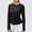 Black B, variant on Athletic Shirts for Women Long Sleeve Quick Dry Yoga Workout Tops Sun Protection Shirts for Hiking Running Clearance ﻿Black 10