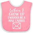 thumbnail image 3 of Inktastic Mail Carrier Future Postal Worker Boys or Girls Baby Bib, 3 of 4