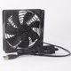 thumbnail image 1 of Ventilador USB Ventiladores de refrigeración electrónicos Enfriamiento silencioso Ventilador de computadora de 125 mm CC 5 V con 3 velocidades ajustables Disipadores de calor para computadora Ventilad, 1 of 5