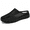 02-AllBlack, variant on CHICVOMEY Women's Mesh Mules - Breathable Slip-On Mules & Clogs with Lightweight Soft Sole - Non-Slip Casual Mules Summer Walking Shoes for Indoor Outdoor Unisex