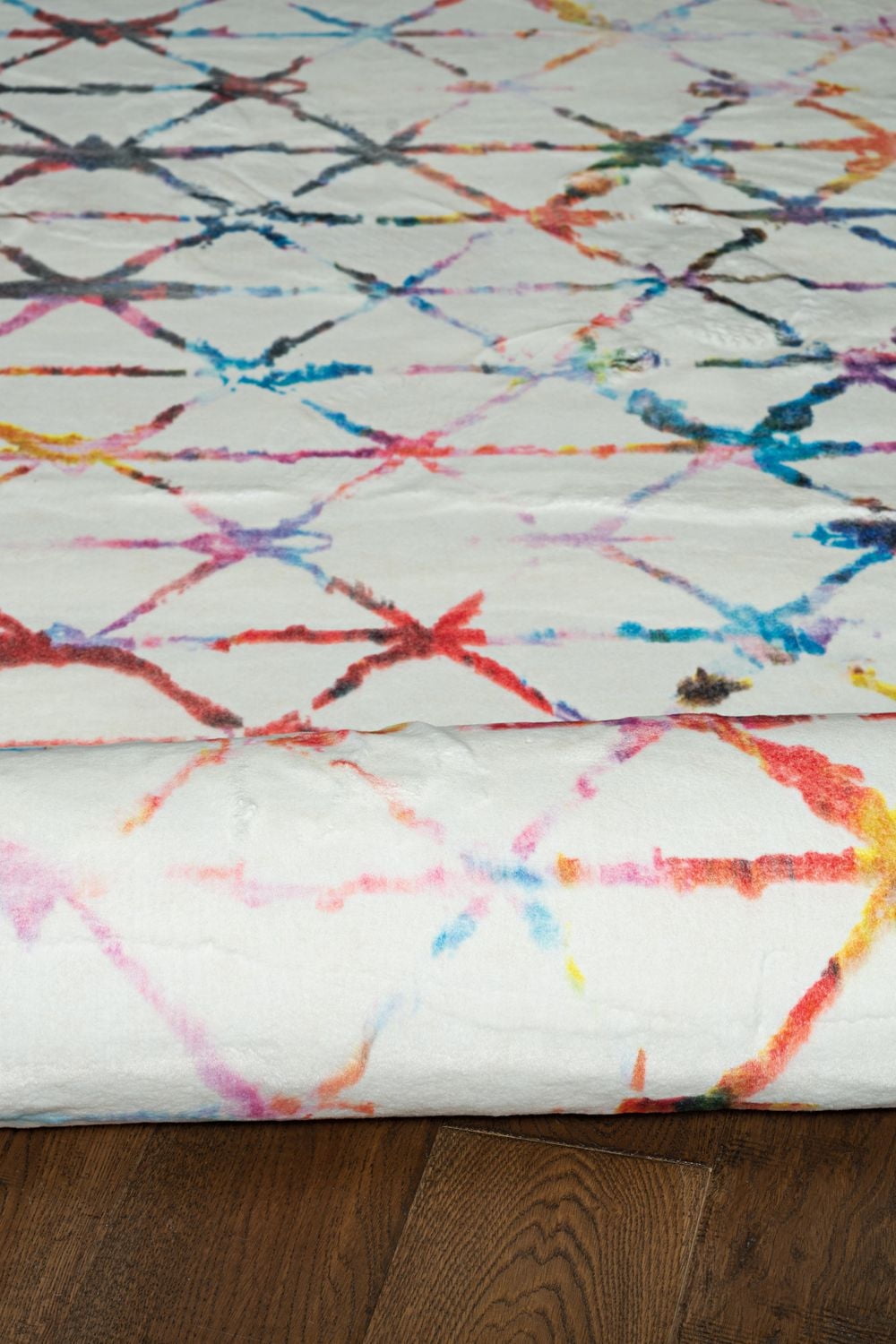 Motif Printed Faux Rabbit Felix Ivory & Multi 5 ft. x 7 ft. Area Rug