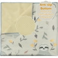 thumbnail image 6 of Dznils Waterproof Baby Splat Mat for Under High Chair, Non-Slip Floor Mat, 51" x 51", Beige Sloth, 6 of 12