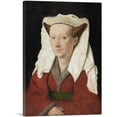 thumbnail image 1 of ARTCANVAS Portrait of Margaret Van Eyck 1439 Canvas Art Print by Jan Van Eyck - Size: 60" x 40" (1.50" Deep) (3-Piece), 1 of 9