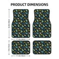 thumbnail image 3 of Uemuo Car Floor Mats - Dinosaur Pattern Carpet Floor Mats for Cars, Auto Accessories Front & Rear Car Floor Foot Mat Sets of 4 Pieces, 3 of 6