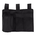 thumbnail image 2 of Sac de Rangement Suspendu de Chevet, Organisateur de Chevet Durable à Poches Multiples Réglable Noir Compact pour Lit Superposé, 2 of 8