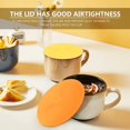 thumbnail image 3 of Silicone Cup Lids Drop Cup Cover 8 Set Anti-Dust Airtight Seal Mug Cover Silicone Drink Bowl Lids H, 3 of 5