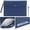 Dark Blue, variant on Wonderpool A4 Premium Faux Leather Envelope Documents Multifunction Folders Stationery Bag -Portfolio File for Paper Letter Stationery Organizer and Tablet Case PC Sleeve (Cyan)