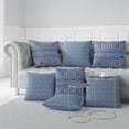 thumbnail image 5 of Paisley Oasis Indoor/Outdoor Pillow with Removable Cover in Blue 18x18, 5 of 6