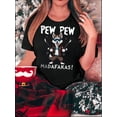 thumbnail image 1 of T-Shirt Décontracté Imprimé Chien Amusant pour Femmes - Mélange de Polyester Tricoté Confortable, T-Shirt à Manches Courtes Col Rond avec Extensible, Lavable en Machine, Parfait pour l'Été et les Tenues Décontractées, Fête des Mères, Nouvel An, 1 of 8