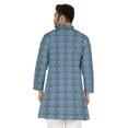 thumbnail image 4 of Atasi Indian Designer Kurta For Mens Casual Traditional Printed Ethnic Long Shirt Kurta, 4 of 7