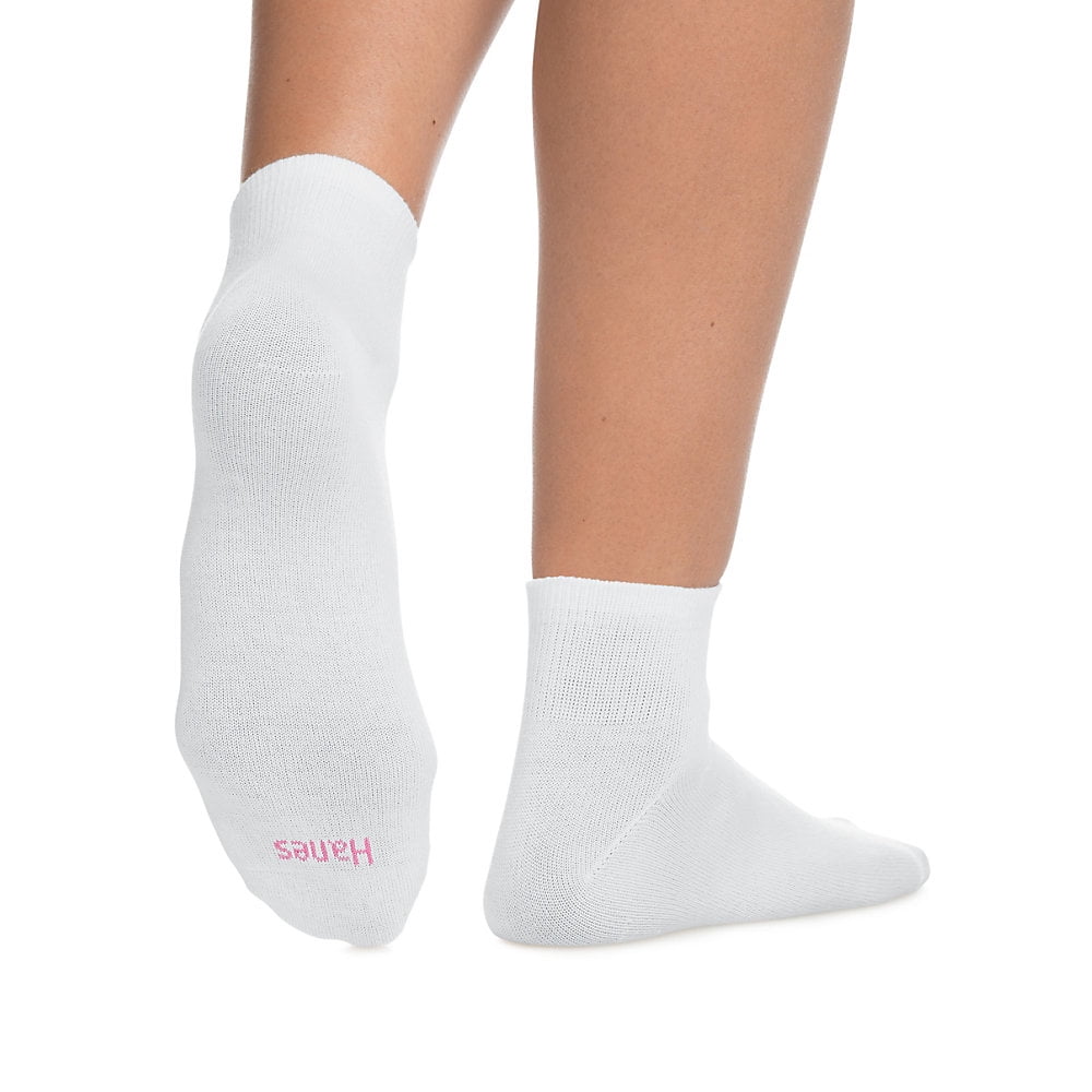 Hanes® ComfortBlend® Women's Ankle Socks 6-Pack - 858 6 - Walmart.com