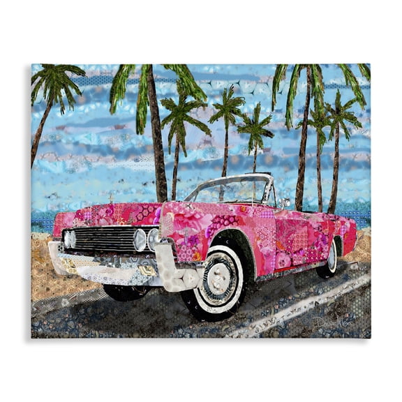Stupell Industries Bohemian Abstract Car Collage Modern Design Canvas Art, 20 x 16, by Dawn Allen