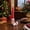 Red, variant on huayou Candy Cane Shaped Taper Candle Holder with Glossy Ceramic Finish and Bow, Festive Candlestick for Christmas Table Setting, Fireplace, Indoor Seasonal Display