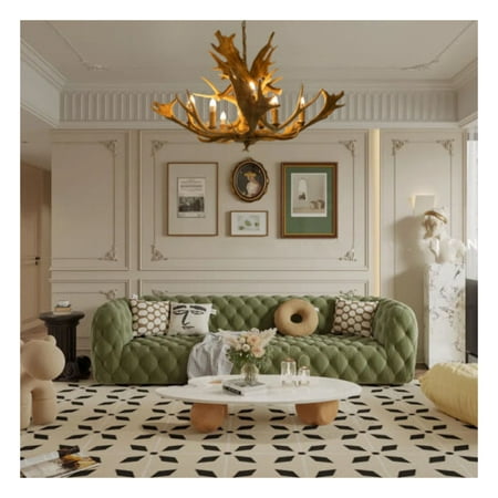 

WANCQ 8-Light Antler Chandelier Deer Horn Chandelier Lighting Ceiling Fixture