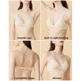 thumbnail image 5 of Women Seamless Bra for Small Bust 34A-38C Padded Triangle Wireless Bralette Comfortable Everyday Bra, 5 of 8