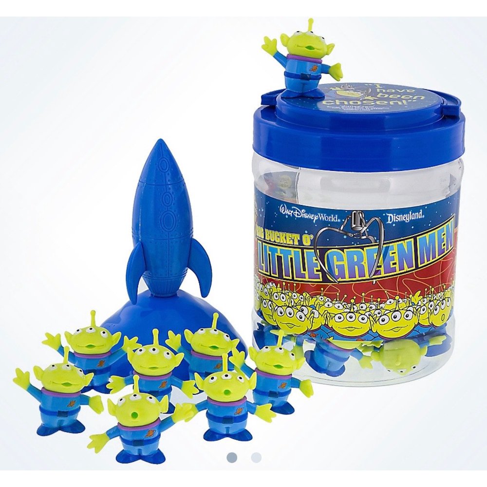 Disney Parks Pixar Toy Story Big Bucket O' Little Green Men Complete 25