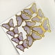 thumbnail image 1 of Xiao Hua 10 juegos de elegantes decoraciones de mariposas para tartas, ideales para fiestas, aniversarios, cumpleaños y cupcakes (morado A), 1 of 5