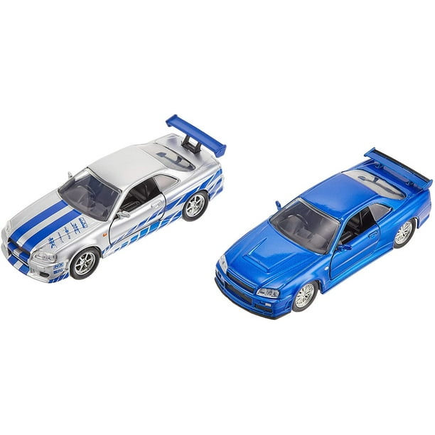Fast yamp; Furious Brian's Nissan Skyline GT-R R34 Silver ya Jada Toys Jada Toys