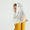 thumbnail image 2 of Funicet Muslim Headscarf Lace Shawl Triangular White Bridal, 2 of 5