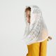 thumbnail image 1 of Pañuelo musulmán para la cabeza, chal de encaje triangular blanco para novia, pañuelo para la cabeza para mujer, 1 of 5