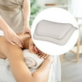 thumbnail image 6 of Bath Cushion Head Rest Pillow Featuring a Non-slip Suction Base for Most Tubs and Jacuzzis, 6 of 9
