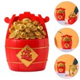 thumbnail image 3 of Shisuyan The Save Box Gift Giving Red Resin Saving Pot 1Pack 5.5X4.3In, 3 of 9