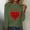 Army Green, variant on YOTAMI Love Shirt for Women Loose Fit Long Sleeve Pullover Crew Neck Valentine's Day Print Everyday Top - Valentine's Day Gift for Her