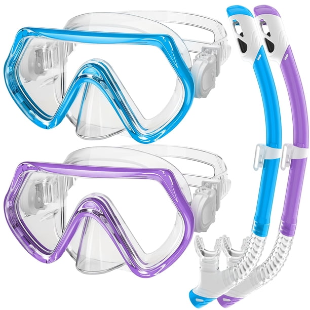 Set de Snorkel ZipAura para Niños con Gafas de Natación Máscara de Buceo 3-14 años
