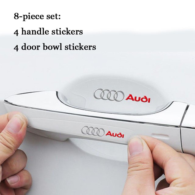 8 Pegatinas De Manija De Puerta De Coche Antiarañazos Protectoras Tazón De Película Protectora Mango Anticolisión Tira universal De TPU Gao Jiahui unisex