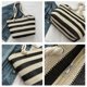 thumbnail image 3 of Zhuge Bolso de hombro tejido para mujer, bolso de mano tejido, bolso de mano tejido elegante para playa de verano, bolsos de hombro de 10,82 x 4,13 x 10,82 pulgadas (negro), 3 of 5