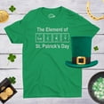 thumbnail image 4 of Mens The Element Of Saint Patricks Day T Shirt Funny Lucky Pattys Tee Cool Green Graphic Tees, 4 of 9