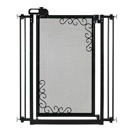 Tall One Touch Metal Mesh Gate