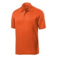 thumbnail image 5 of Yellow Rooster Men's Heather Contender Polyester Polo Deep Orange Heather S, 5 of 8