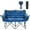 Blue, variant on Lilypelle Oversized Heated Camping Chair,Portable Heated Folding Chairs, Heated Foldable Chair Seat Supports 500 lbs, Heating Chair for Outdoor Sports, Camping, Patio, and Picnics