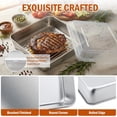 thumbnail image 7 of Eolstice 8 X 8 Inch Stainless Steel Cake Baking Pan, Square Bakeware Set With Lid And Rack, Oven Safe Tray For Brownies Casseroles Roasting Toaster Oven Home Use, 7 of 7