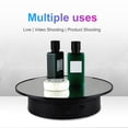 thumbnail image 5 of Leadrop Display Stand 360 Degree Rotating Long Lasting Time Round Shape Electric Motorized Turntable Base for Photography, 5 of 11