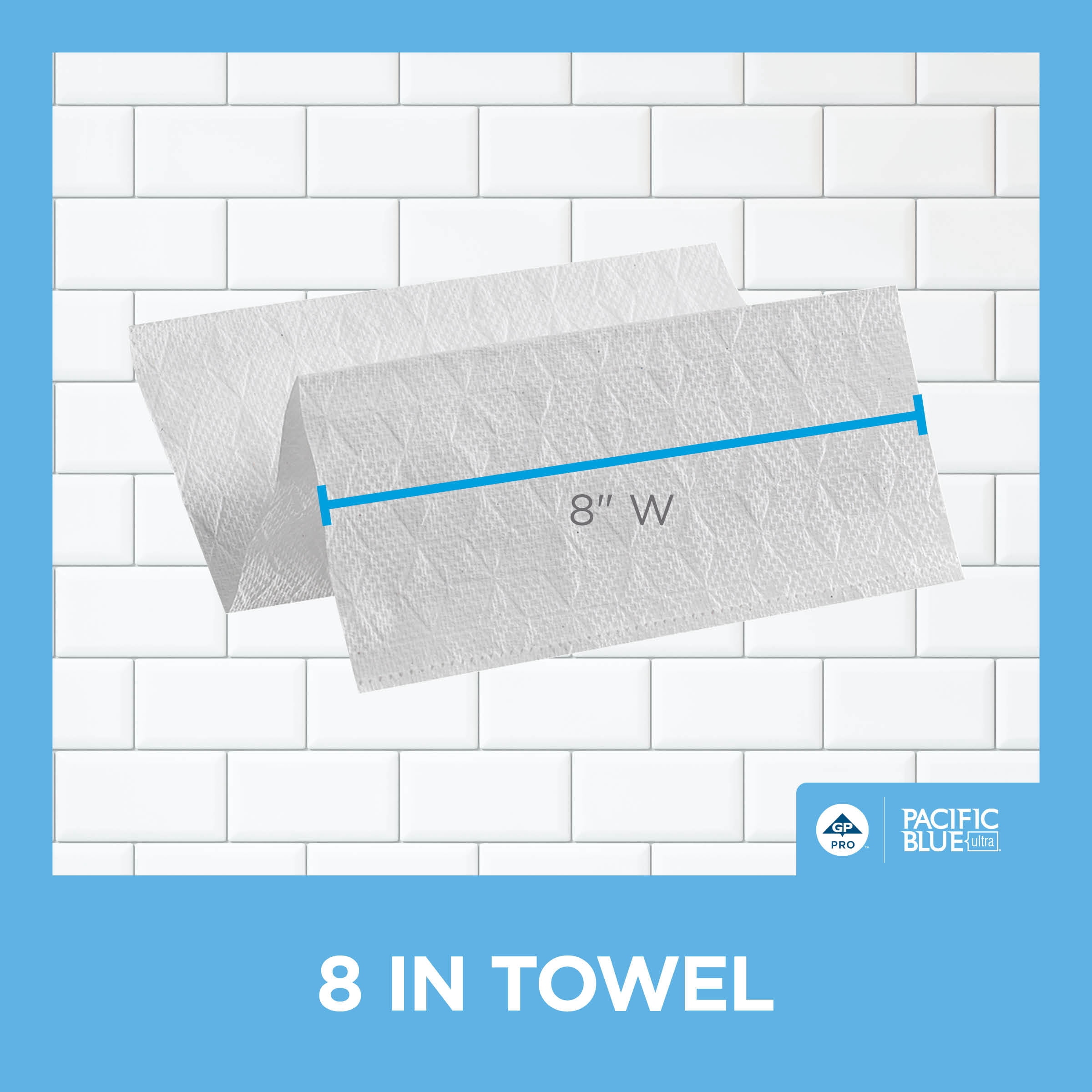 Pacific Blue Ultra® Z-Fold Paper Towels by GP PRO (Georgia-Pacific), White, 2,600 Towels Per Case