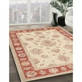 thumbnail image 2 of Ahgly Company Indoor Rectangle Traditional Deep Peach Orange Oriental Area Rugs, Swatch Sample, 2 of 6