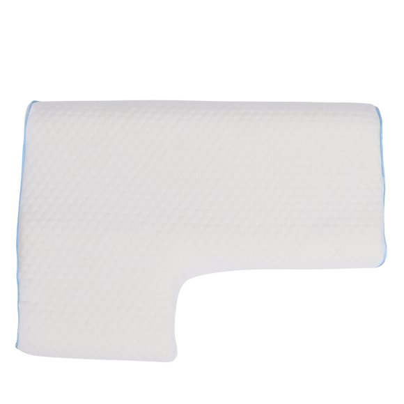 Almohada para dormir para parejas, transpirable, de espuma viscoelástica, con esponja antipresión para la mano derecha.