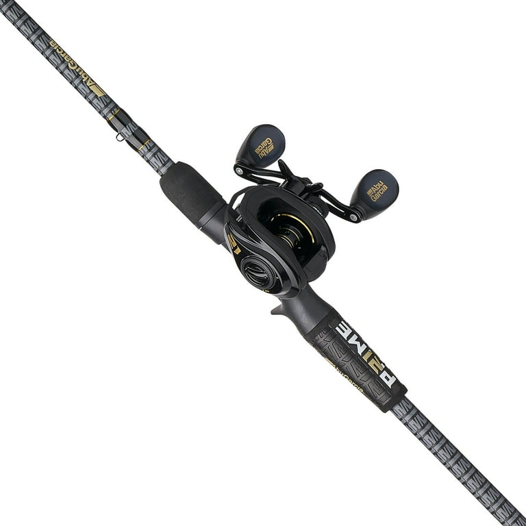 Abu Garcia PRIME21 Baitcast Fishing Combo, 7' Medium Heavy, Black