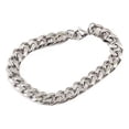thumbnail image 1 of Pulsera para Hombre de Cadena , Acero Inoxidable, Modelo Pulsera Hombre de Cadena Acero Inoxidable Color Plata-10mm*23cm, 1 of 5