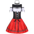 thumbnail image 2 of Disfraz bávaro para mujer, disfraz de sirvienta de cerveza Oktoberfest Dirndl, 2 of 5