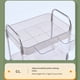 thumbnail image 3 of Matsuzay Plástico altamente transparente del estante del almacenamiento del dormitorio del ABS con la construcción de acero inoxidable Almacenamiento y organización del hogar gris, sin caja Tres capas, 3 of 6