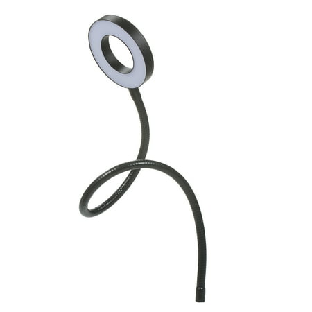 

LED Grow Ring Light for Indoor Plants Red & Blue Spectrum USB Powered Inserted Plant Growing Lamps with Flexible Metal Hose for Succulent Plants Seedlings Flowers