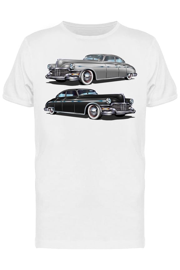 Retro 40s Car T-Shirt Men -Image by Shutterstock, Male XX-Large