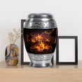 thumbnail image 4 of MUKTIVE Music Burial Urn for Ashes for Men Cremation, Memorial Black Urns for Ashes Adult Dad, Large Candel Lights Urn for Male & Female Funeral, 10 Inch, 4 of 7