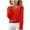 Red, variant on Shadoumai Girls Sweaters V Neck Knit Pullover Long Sleeve Soft Warm Cozy Casual Autumn Winter Tops for Teens 6-15 Years
