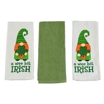 Serafina Home 100% Cotton Irish Gnome Kitchen Towels